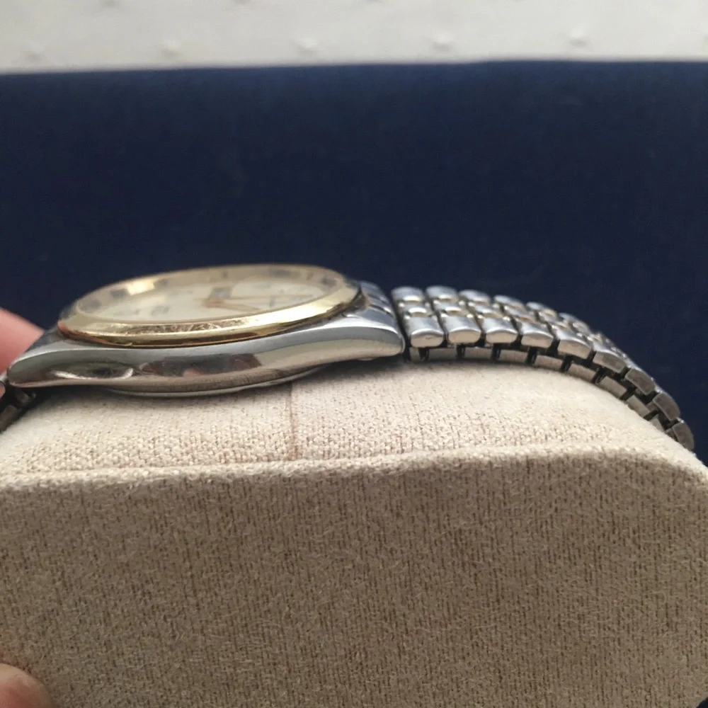 Citizen Two-Tone Gold & Silver Men’s Quartz Watch - Champagne Dial
